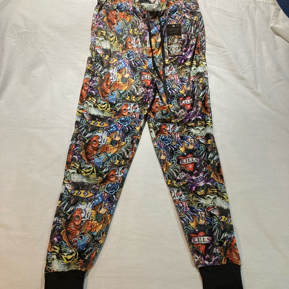 Ed Hardy Jogger Lounge Pants, Men’s size small, NWT! $49.00!